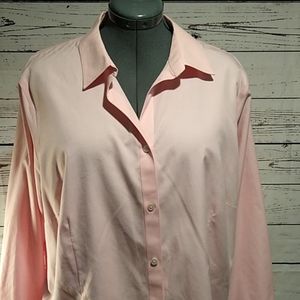 Talbot's lovely pink blouse in a 22 w.